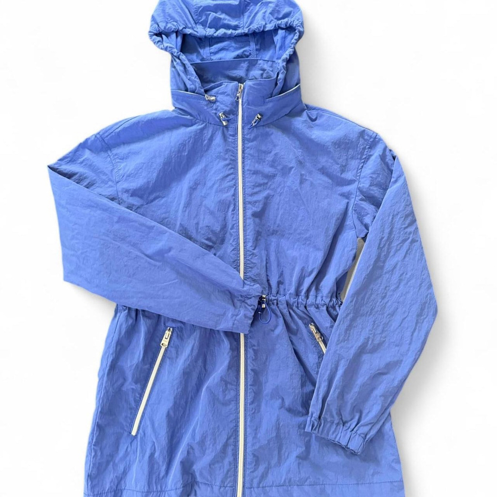Blue Abercrombie & Fitch women's jacket, water and wind resistant, size XXS